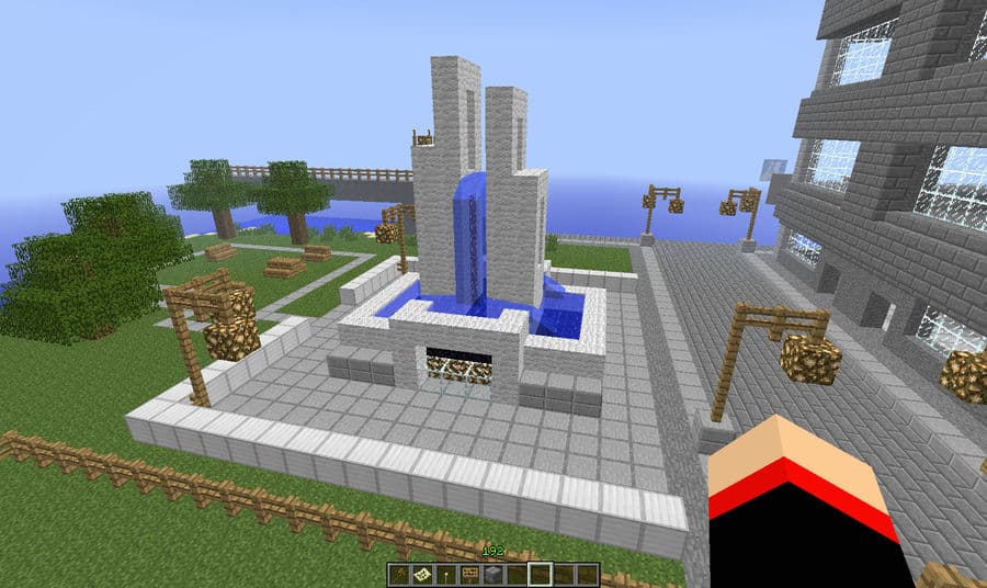 Mansion Minecraft Fountain
