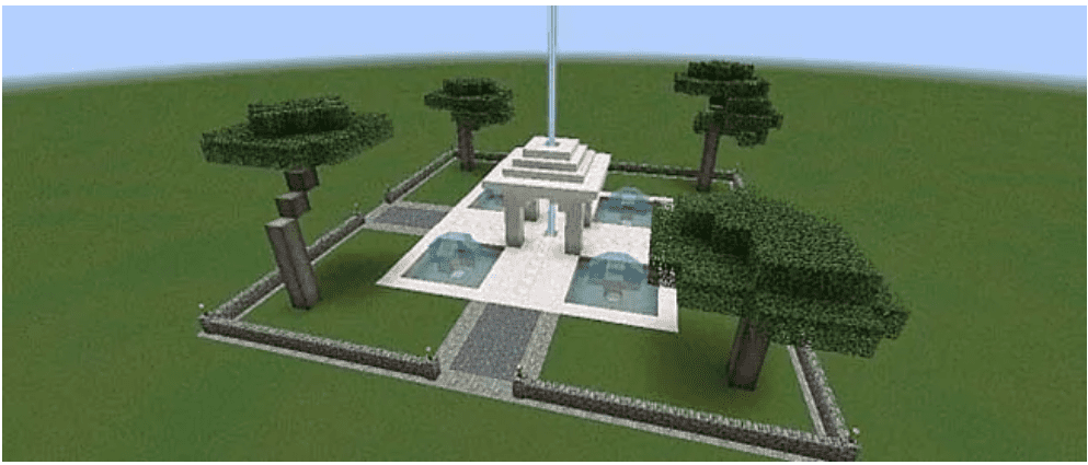 Royal Minecraft Fountain Build