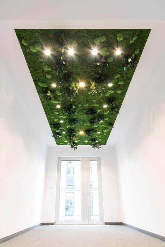 Ceiling Garden Artificial Grass Concept