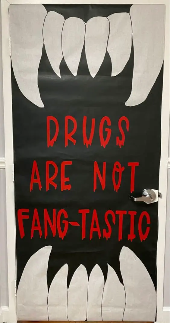 Drugs Are Not Fang Tastic Poster