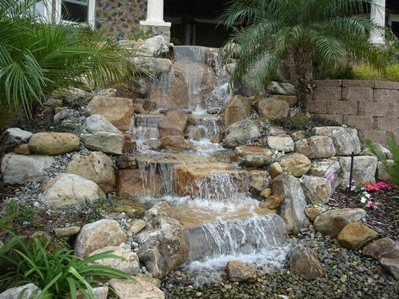 Elevated Pondless Waterfall