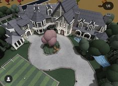Massive Mansion With Garden Bloxburg Idea 