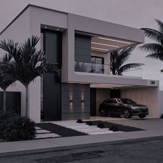 Modern Black And White House Concept