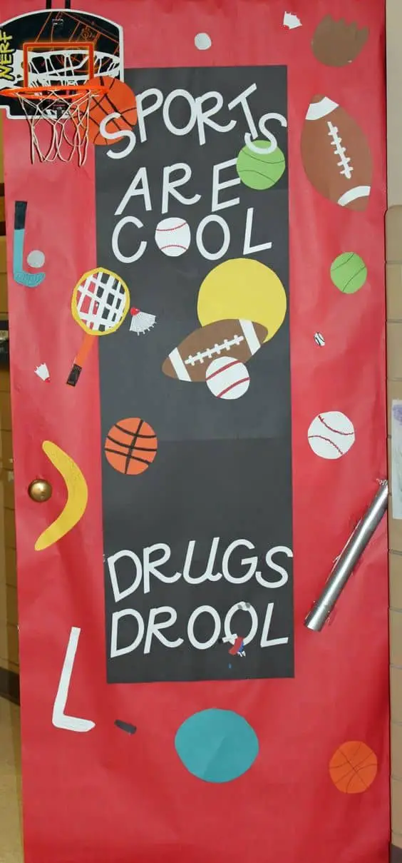Red Ribbon Week On Sports