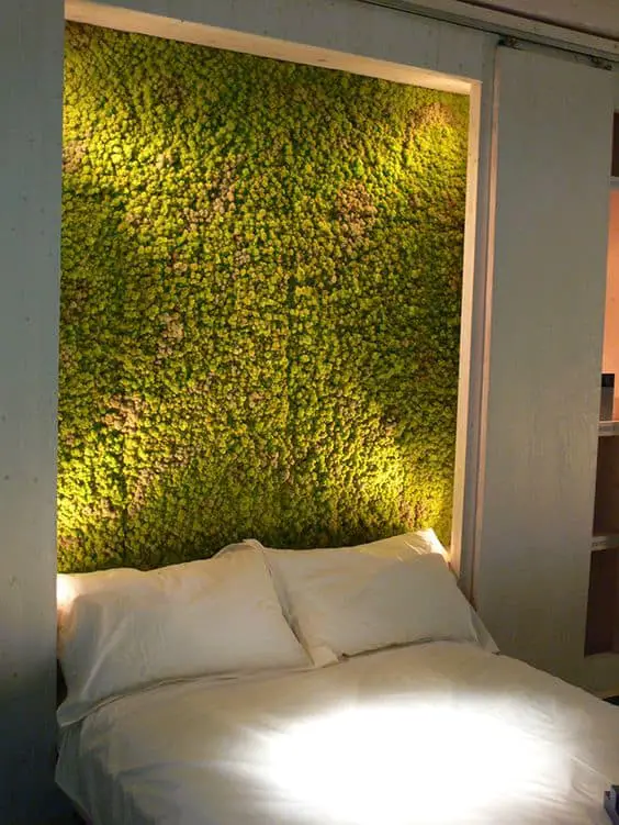 Simple Bedroom Artificial Grass Concept