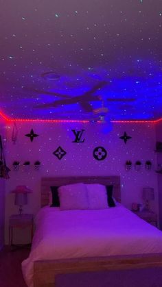 Modern Stars and Shaped Bedroom Idea