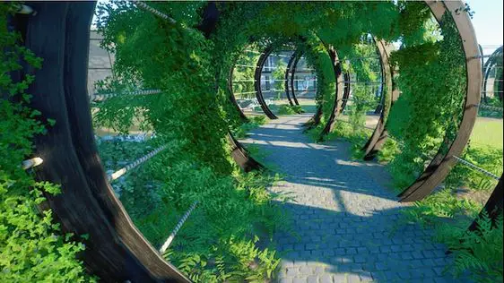 Planet Zoo Green Tunnel Entrance 