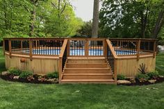 Vinyl Swimming Pool Fence With Staircase entrance 