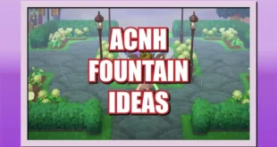 ACNH Fountain Ideas