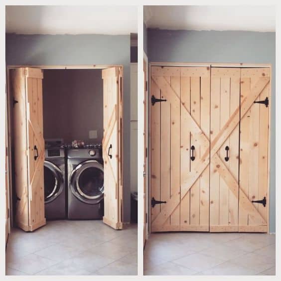 Accordion Doors for Laundry Closets 