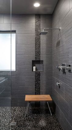 All-Gray Bathroom Wall Idea