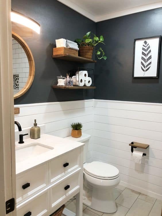 Bathroom Wall Shiplap 