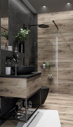Brown and Black Wood Themed Décor concept 