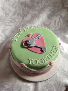 Couple-Themed New Home Together Cake 