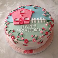 Happy New Home Cake Décor Idea