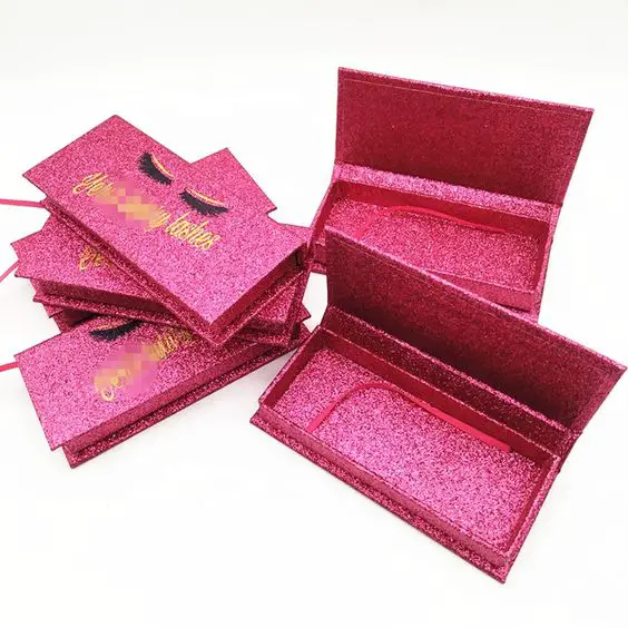 Pink Glitter Lash Box