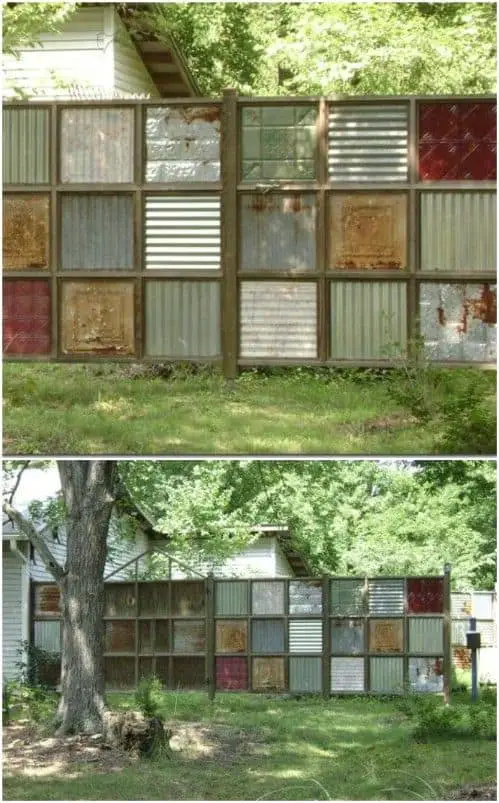Recycled fence