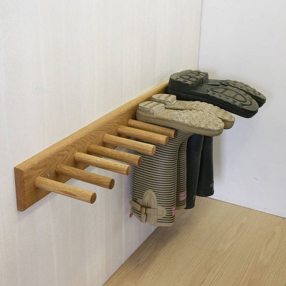 Simple DIY Boot Hanger