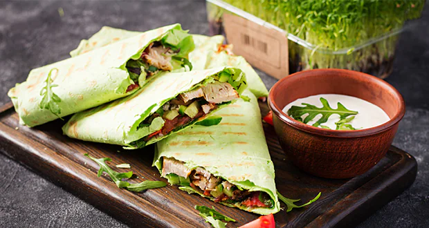 Spinach wrap
